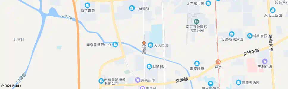 南京天人佳园_公交站地图_南京公交_妙搜公交查询2025