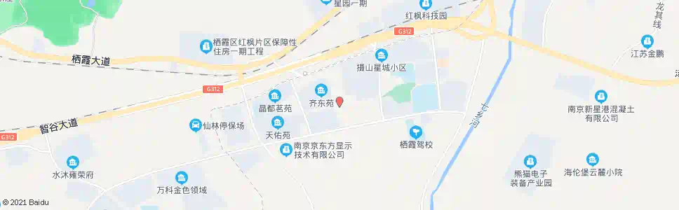 南京步青苑西_公交站地图_南京公交_妙搜公交查询2025
