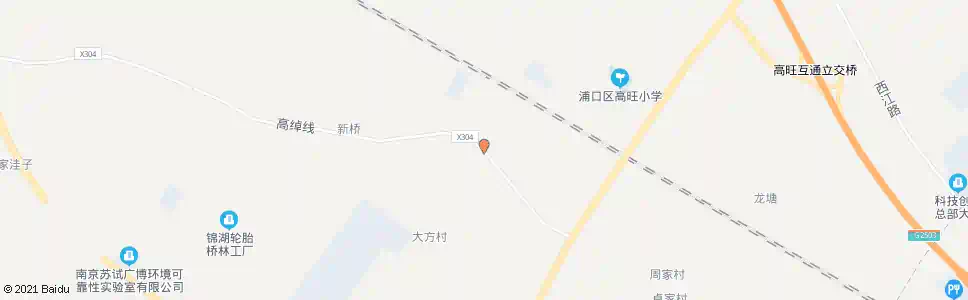 南京高旺西_公交站地图_南京公交_妙搜公交查询2025