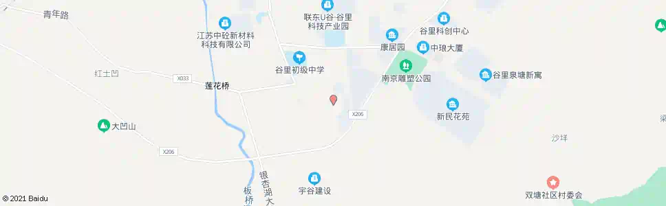 南京谷里东站_公交站地图_南京公交_妙搜公交查询2025