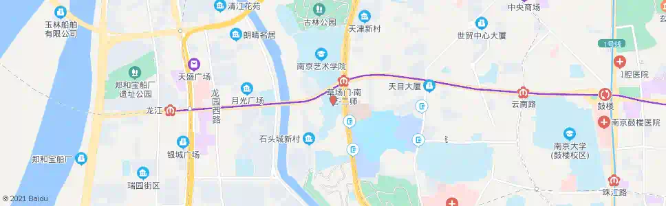 南京江苏第二师范学院_公交站地图_南京公交_妙搜公交查询2025