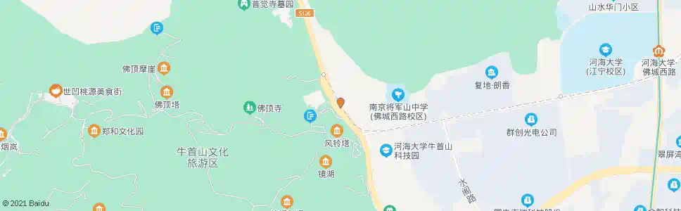 南京牛首山风景区_公交站地图_南京公交_妙搜公交查询2025