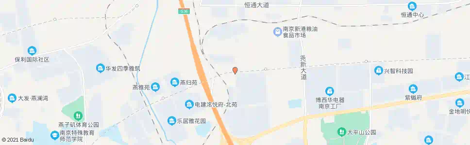 南京恒竞路兴建路_公交站地图_南京公交_妙搜公交查询2025