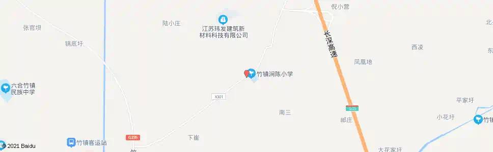 南京涧陈村_公交站地图_南京公交_妙搜公交查询2025