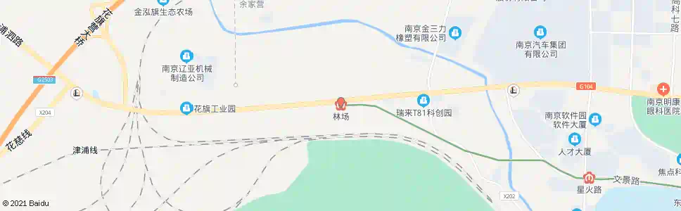 南京林场站_公交站地图_南京公交_妙搜公交查询2025