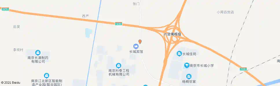 南京长城街北_公交站地图_南京公交_妙搜公交查询2025