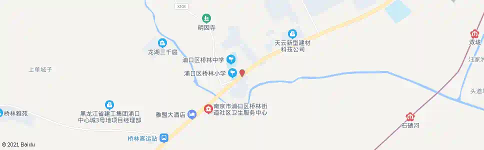 南京桥林祈福花园_公交站地图_南京公交_妙搜公交查询2025