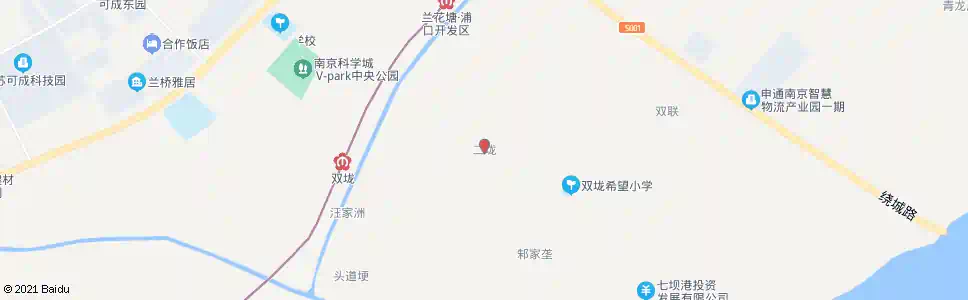 南京二垅_公交站地图_南京公交_妙搜公交查询2025