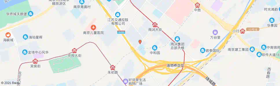 南京黄山路金沙江东街_公交站地图_南京公交_妙搜公交查询2025