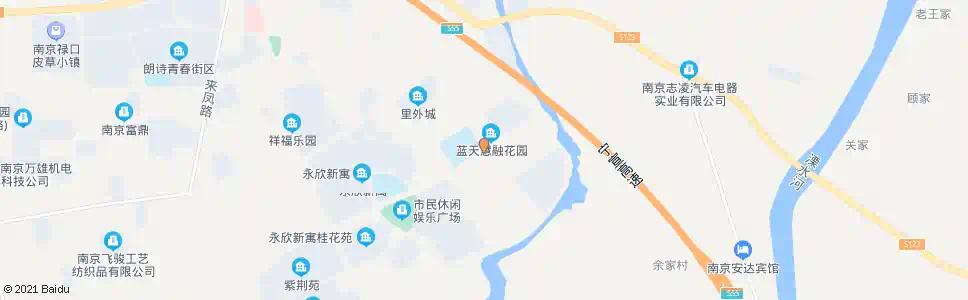 南京永欣大道东_公交站地图_南京公交_妙搜公交查询2025