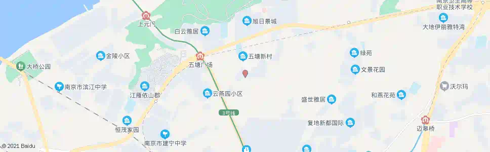 南京五塘新村_公交站地图_南京公交_妙搜公交查询2025