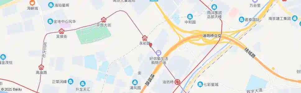 南京百合村北_公交站地图_南京公交_妙搜公交查询2025