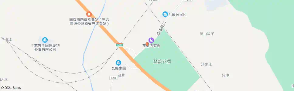 南京瓦殿村_公交站地图_南京公交_妙搜公交查询2025