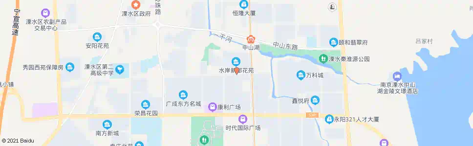 南京水岸康城_公交站地图_南京公交_妙搜公交查询2025
