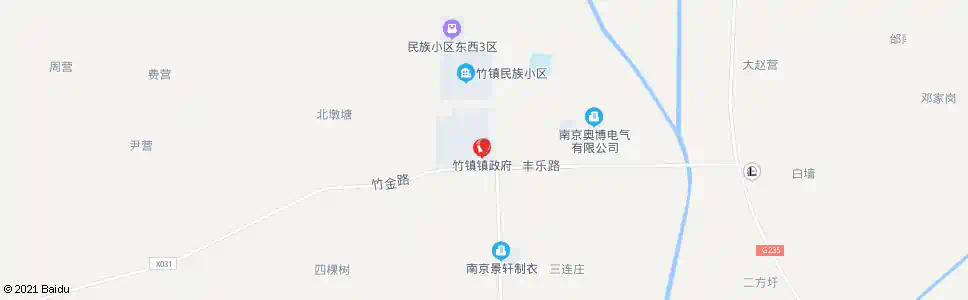 南京竹镇槽坊_公交站地图_南京公交_妙搜公交查询2025