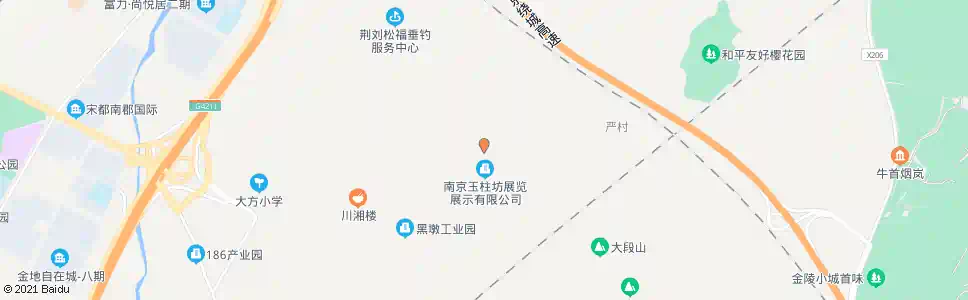 南京唐家尧_公交站地图_南京公交_妙搜公交查询2025