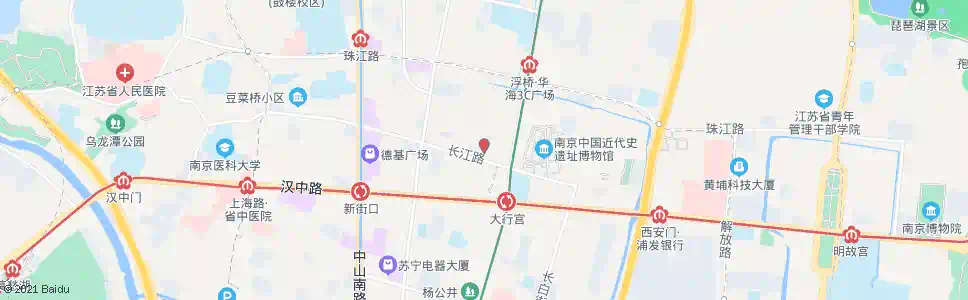 南京大会堂_公交站地图_南京公交_妙搜公交查询2025