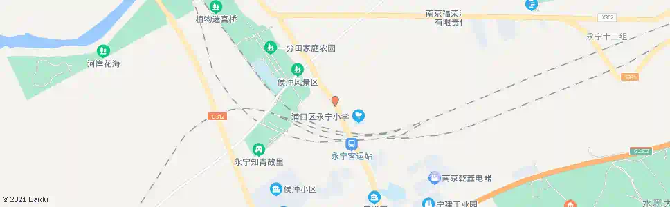 南京永宁北站_公交站地图_南京公交_妙搜公交查询2025