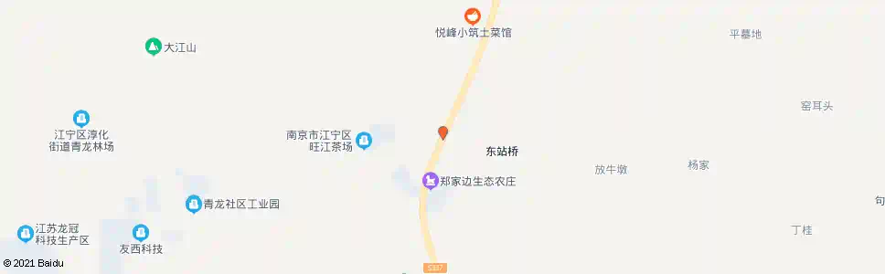 南京土桥林场北站_公交站地图_南京公交_妙搜公交查询2025