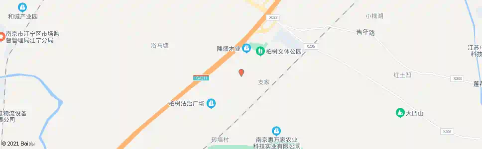 南京支家_公交站地图_南京公交_妙搜公交查询2025