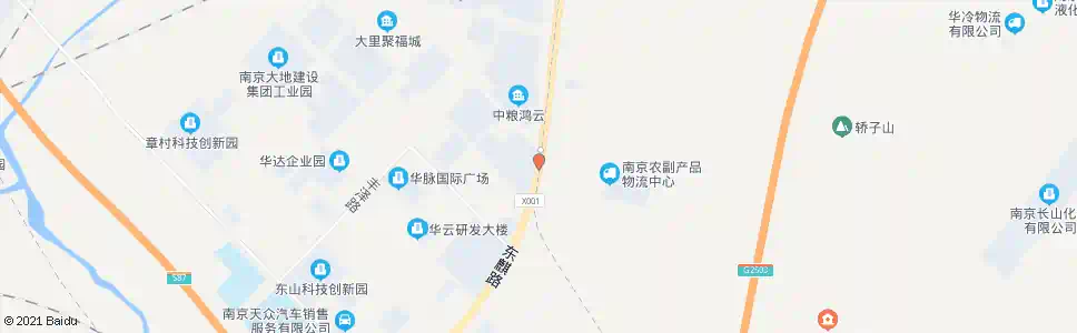 南京农副产品物流中心东_公交站地图_南京公交_妙搜公交查询2025