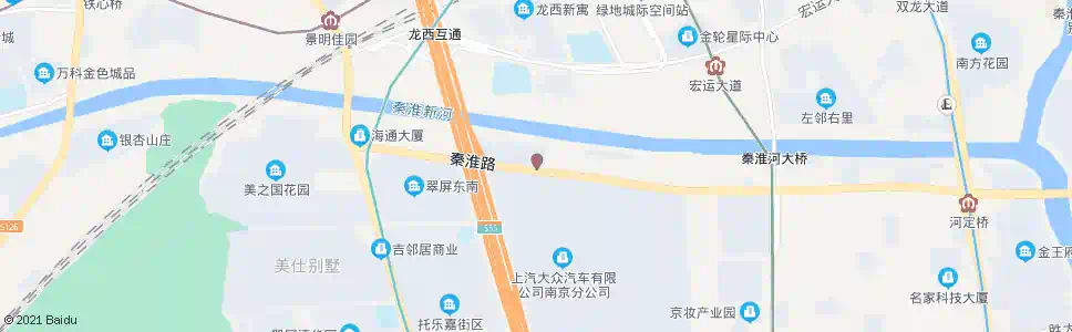 南京秦淮社区_公交站地图_南京公交_妙搜公交查询2025