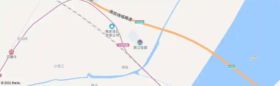 南京西江小区_公交站地图_南京公交_妙搜公交查询2025