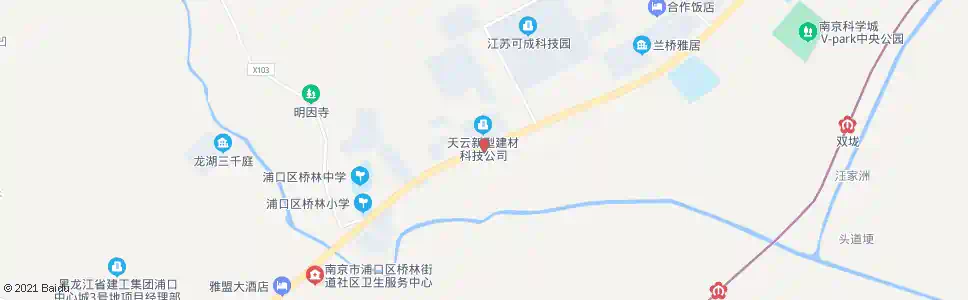 南京宁乌公路梨园路_公交站地图_南京公交_妙搜公交查询2025