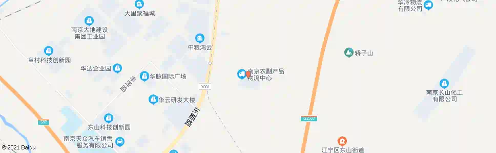 南京文靖东路众彩物流_公交站地图_南京公交_妙搜公交查询2025