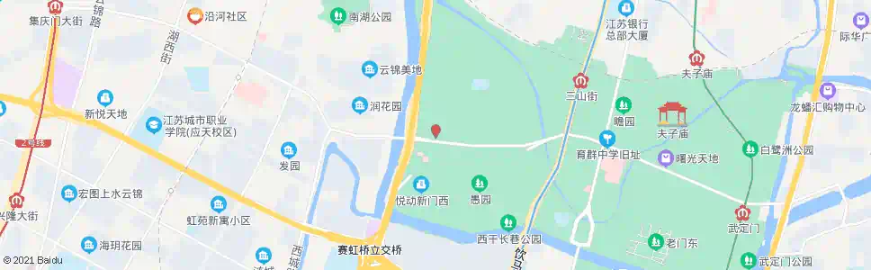 南京来凤街_公交站地图_南京公交_妙搜公交查询2025