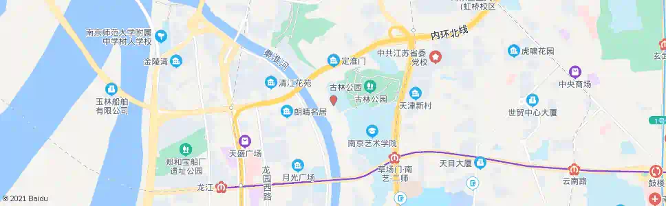 南京石头城北_公交站地图_南京公交_妙搜公交查询2025
