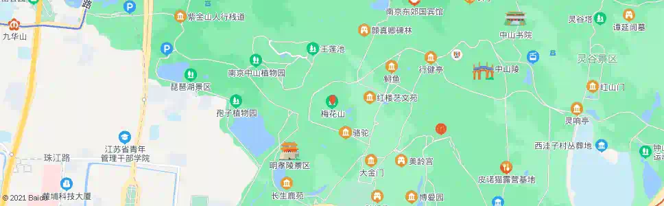 南京梅花山_公交站地图_南京公交_妙搜公交查询2025