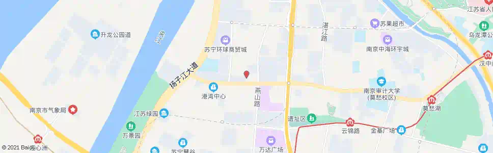 南京锦江路_公交站地图_南京公交_妙搜公交查询2025