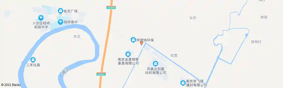 南京程桥派出所_公交站地图_南京公交_妙搜公交查询2025