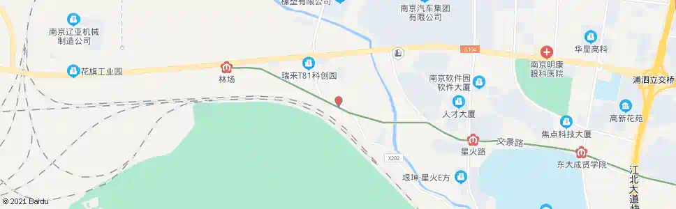 南京工地路北_公交站地图_南京公交_妙搜公交查询2025