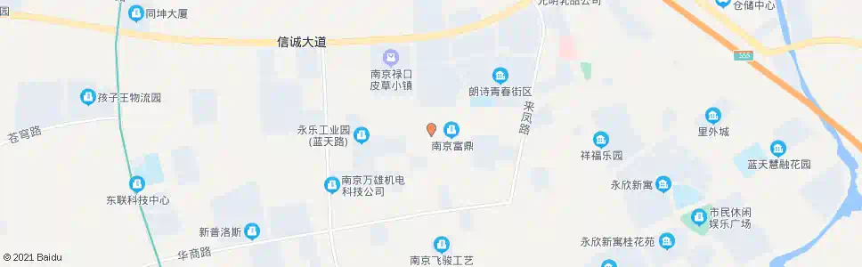 南京蓝天路中_公交站地图_南京公交_妙搜公交查询2025