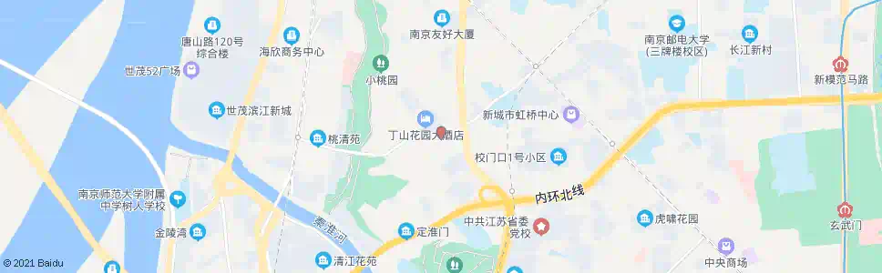 南京察哈尔路西_公交站地图_南京公交_妙搜公交查询2025