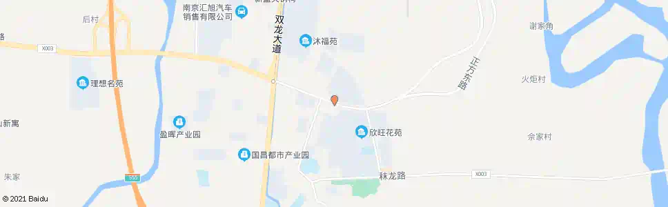 南京欣旺花苑北_公交站地图_南京公交_妙搜公交查询2025
