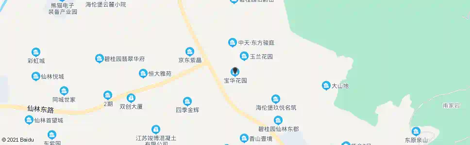 南京宝华花园_公交站地图_南京公交_妙搜公交查询2025