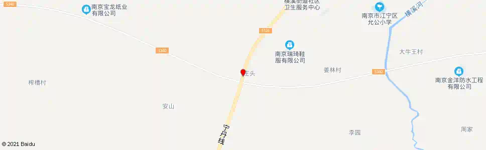 南京庄头_公交站地图_南京公交_妙搜公交查询2025