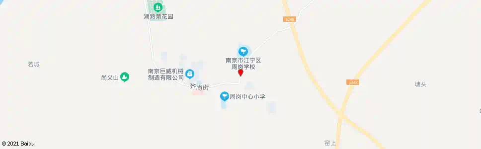 南京周岗_公交站地图_南京公交_妙搜公交查询2025