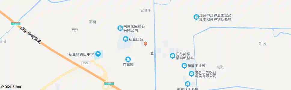 南京新篁_公交站地图_南京公交_妙搜公交查询2025