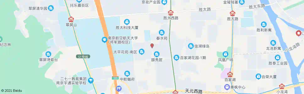 南京高尔夫西花园_公交站地图_南京公交_妙搜公交查询2025