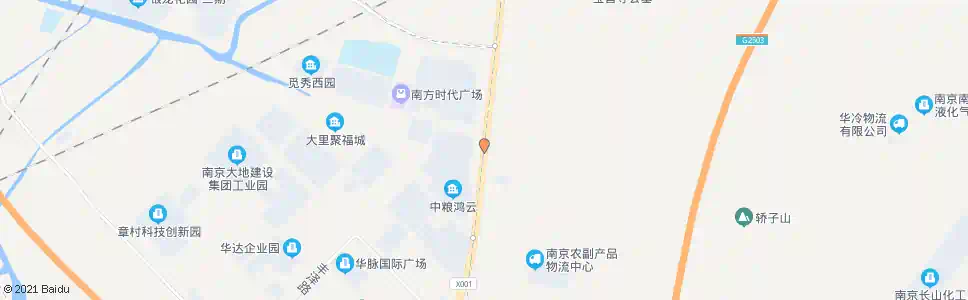 南京大里墅东_公交站地图_南京公交_妙搜公交查询2025