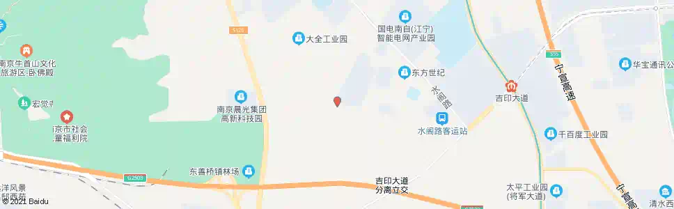 南京水长街长青街_公交站地图_南京公交_妙搜公交查询2025