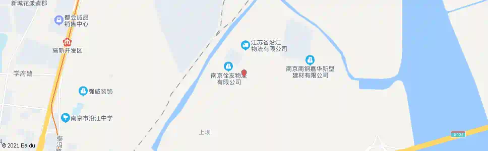 南京黄家洲_公交站地图_南京公交_妙搜公交查询2025