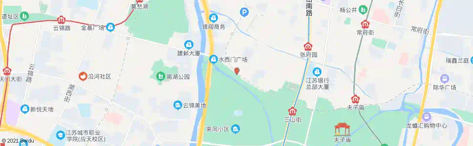 南京升州路_公交站地图_南京公交_妙搜公交查询2025
