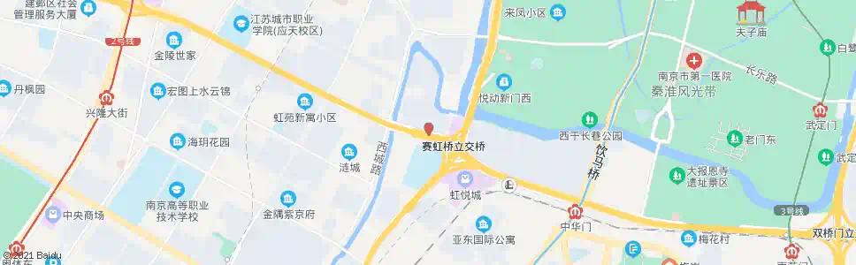 南京扬子江大道应天大街_公交站地图_南京公交_妙搜公交查询2025