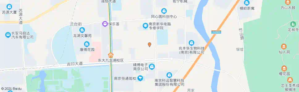 南京梅林街铺岗街_公交站地图_南京公交_妙搜公交查询2025