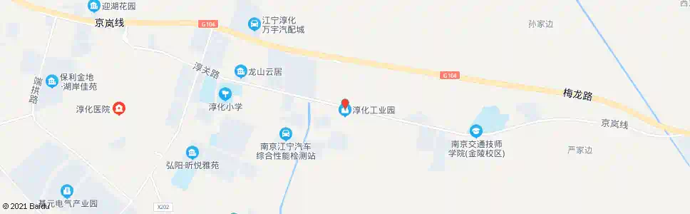 南京104国道唐家路_公交站地图_南京公交_妙搜公交查询2025